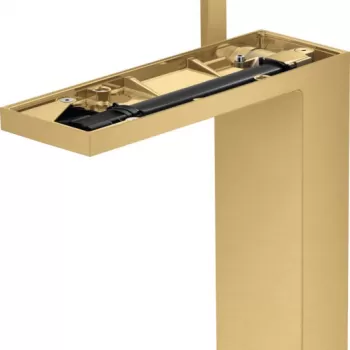 Baterie lavoar baie auriu periat, ventil click-clack, Hansgrohe Axor MyEdition 230 imagine