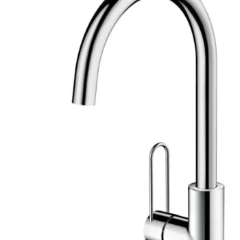 Baterie lavoar baie crom cu ventil pop-up Hansgrohe Axor Uno 240 imagine