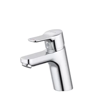 Baterie lavoar baie cu ventil inclus crom Kludi, Pure Easy imagine