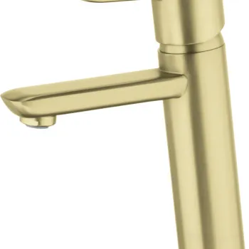 Baterie lavoar baie culoare auriu lucios Deante Arnika imagine