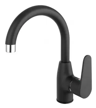 Baterie lavoar baie culoare negru Ferro, Algeo imagine