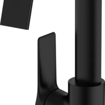 Baterie lavoar baie culoare negru mat, cu ventil inclus, Hansgrohe Vivenis 210 imagine