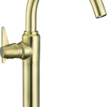 Baterie lavoar baie inalta bronz Deante, Temisto imagine