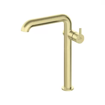 Baterie lavoar baie inalta culoare auriu periat Deante Silia 2 imagine