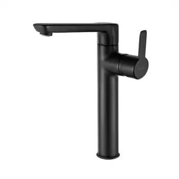 Baterie lavoar baie inalta culoare neagra Deante Arnika imagine