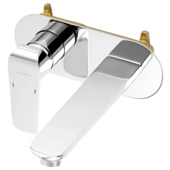 Baterie lavoar baie incastrata crom lucios Ferro Tina imagine