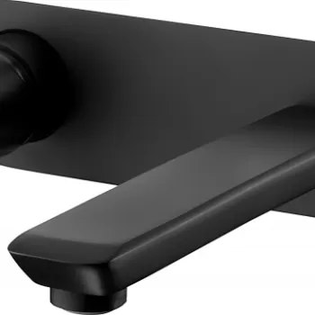 Baterie lavoar baie incastrata negru mat Deante Arnika imagine