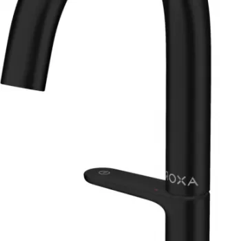 Baterie lavoar baie negru mat cu ventil click-clack Hansgrohe Axor One Select 140 imagine