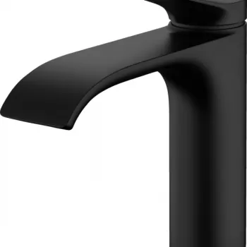 Baterie lavoar baie negru mat, cu ventil inclus Hansgrohe Vivenis 110, CoolStart imagine