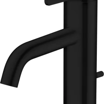 Baterie lavoar baie negru mat cu ventil pop-up Hansgrohe Axor One 70 imagine