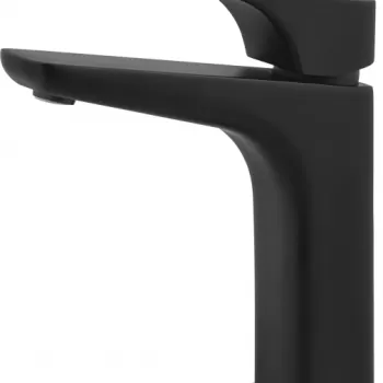 Baterie lavoar baie negru mat, Deante Hiacynt imagine