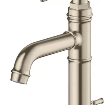 Baterie lavoar baie nichel mat cu ventil pop-up Hansgrohe Axor Montreux 100 imagine