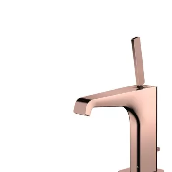 Baterie lavoar baie red gold lucios cu ventil pop-up Hansgrohe Axor Citterio E imagine