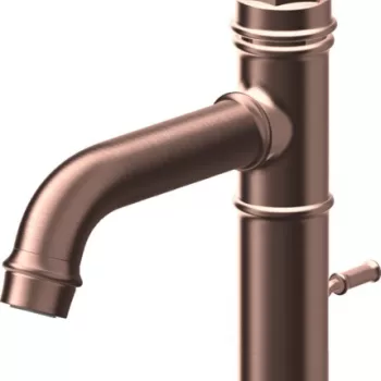 Baterie lavoar baie red gold periat cu ventil pop-up Hansgrohe Axor Montreux 100 imagine