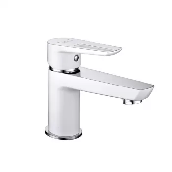 Baterie lavoar Cersanit Mille, alb crom lucios imagine