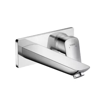 Baterie lavoar crom, cu montaj pe perete, Hansgrohe, Logis imagine