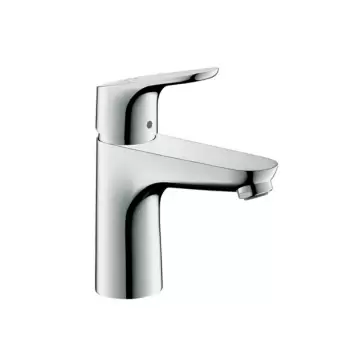 Baterie lavoar crom cu ventil inclus Hansgrohe, Focus 100 imagine