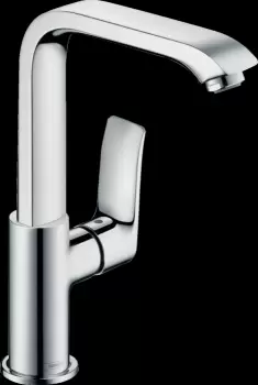 Baterie lavoar crom cu ventil pop-up Hansgrohe Metris 230 imagine