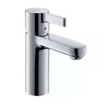 Baterie lavoar crom Hansgrohe cu ventil inclus, Metris S imagine