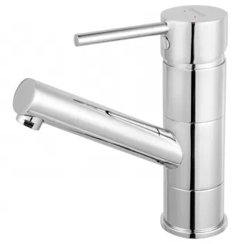 Baterie lavoar crom lucios, pipa pivotanta, Ferro Fiesta imagine