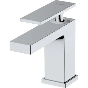 Baterie lavoar crom lucios, tehnologie CoolStart, Hansgrohe Tecturis E imagine