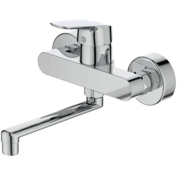 Baterie lavoar cu montaj pe perete Ideal Standard Ceraflex crom lucios imagine