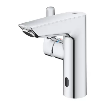 Baterie lavoar cu senzor crom, marimea M, baterie 6V, Grohe Eurosmart imagine