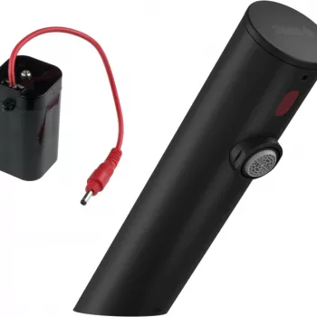 Baterie lavoar cu senzor, culoare negru, 4 baterii AA, Deante Sense imagine