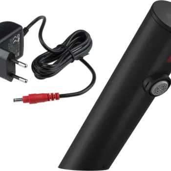 Baterie lavoar cu senzor, culoare negru, alimentare retea 230 6V, fara control temperatura, Deante Sense imagine