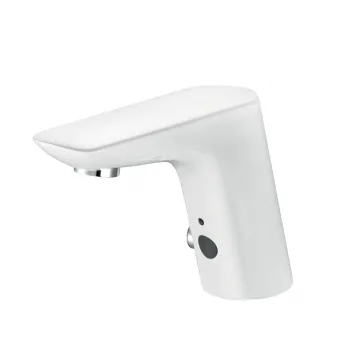 Baterie lavoar cu senzor Kludi Balance alimentare baterie Li 6V alb mat imagine