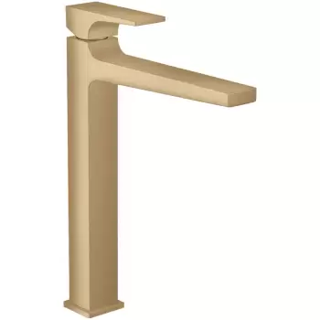 Baterie lavoar cu ventil, culoare bronz periat, Hansgrohe, Metropol 260 imagine