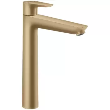 Baterie lavoar cu ventil inclus, bronz periat, Hansgrohe, Talis E 240 imagine