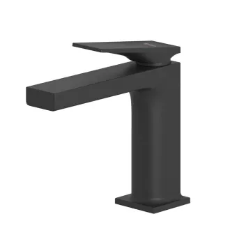 Baterie lavoar cu ventil inclus, negru mat, Kludi Decus 110 imagine