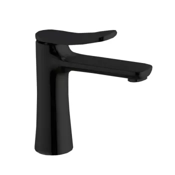 Baterie lavoar cu ventil inclus, negru mat, monocomanda, FIMA Flo imagine