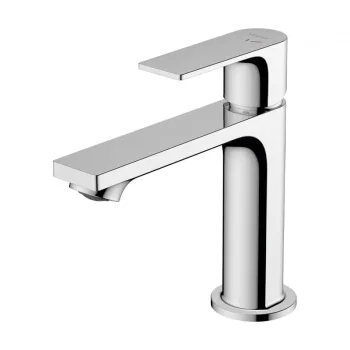 Baterie lavoar cu ventil inclus tehnologie CoolStart, crom, Hansgrohe Rebris E 110 imagine