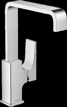 Baterie lavoar cu ventil push-open, culoare crom Hansgrohe Metropol 230 32511000 imagine