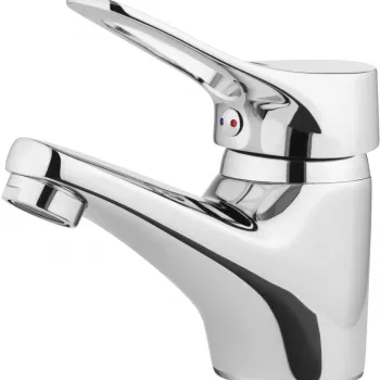 Baterie lavoar Deante Vero cu ventil, crom lucios imagine