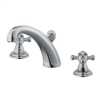 Baterie lavoar dubla comanda Kludi 1926 crom lucios, pipa 150 mm imagine