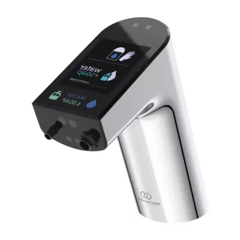 Baterie lavoar electronica cu senzor si dozator de sapun integrat, crom, Ideal Standard Intellmix imagine