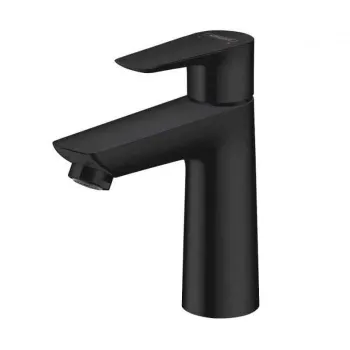 Baterie lavoar, finisaj negru mat, monocomanda Hansgrohe Talis E 110 imagine