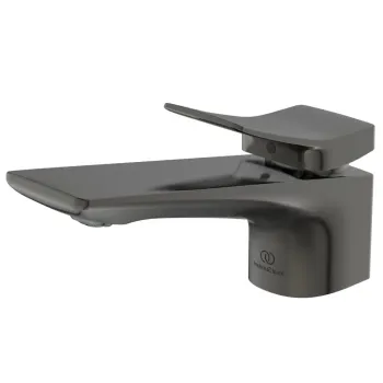 Baterie lavoar, gri magnetic cu pipa fixa, Ideal Standard Conca imagine