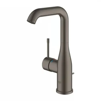 Baterie lavoar Grohe Essence, marimea L, ventil inclus, antracit periat Hard Graphite imagine
