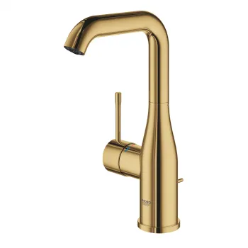 Baterie lavoar Grohe Essence, marimea L, ventil inclus, auriu lucios Cool Sunrise imagine