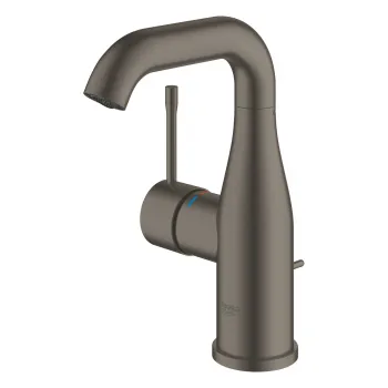 Baterie lavoar Grohe Essence, marimea M, ventil inclus, antracit periat Hard Graphite imagine
