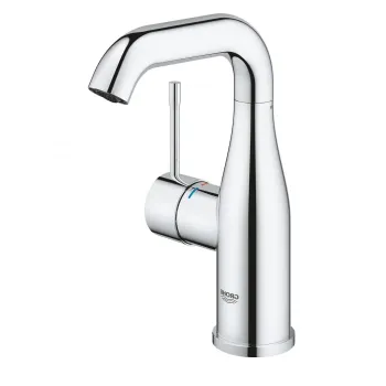 Baterie lavoar Grohe Essence, marimea M, ventil inclus, crom lucios imagine