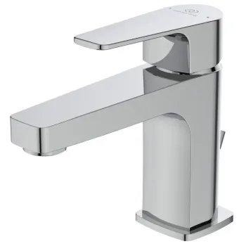 Baterie lavoar Ideal Standard Cerafine D H80 crom lucios cu ventil metalic inclus imagine