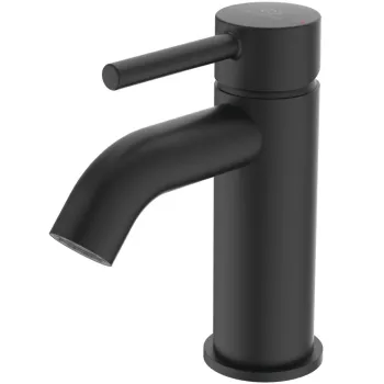 Baterie lavoar Ideal Standard Ceraline negru mat cu ventil inclus imagine