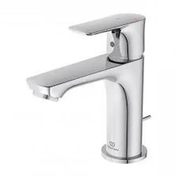 Baterie lavoar Ideal Standard Connect Air BlueStart crom lucios cu ventil inclus imagine