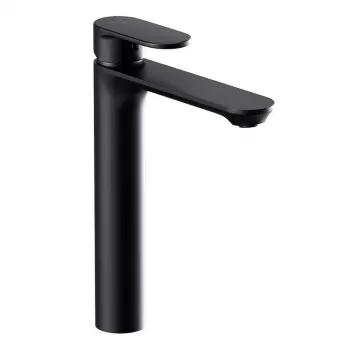 Baterie lavoar inalta Cersanit Crea, negru mat imagine