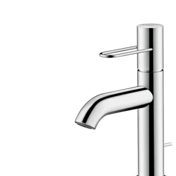 Baterie lavoar inalta crom cu ventil pop-up Hansgrohe Axor Uno 100 imagine